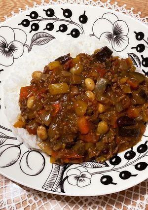 ストゥブで簡単無水キーマカレー♩-レシピのメイン写真
