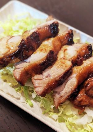 すき焼きのたれ★鶏肉のにんにく生姜焼き-レシピのメイン写真