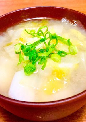 里芋と白菜の具沢山味噌汁-レシピのメイン写真