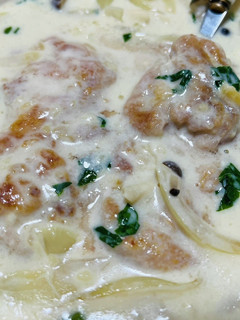 鶏もも肉のクリーム煮ステーキ-レシピのメイン写真