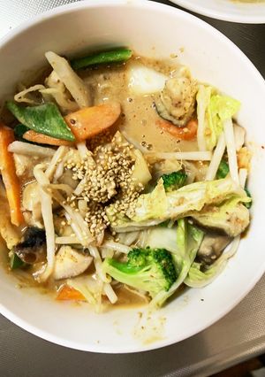 肉無チクワ簡単きな粉ビビン味野菜炒め-レシピのメイン写真