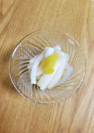 大根と橙（だいだい）の浅漬け-レシピのメイン写真