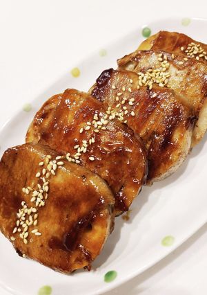 肉巻きれんこんの甘酢あん仕立て-レシピのメイン写真