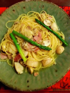 ほたてとグリンアスパラのパスタ-レシピのメイン写真