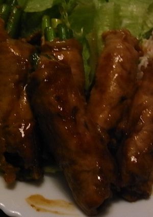 豚肉とにんにく芽のスタミナ巻き-レシピのメイン写真