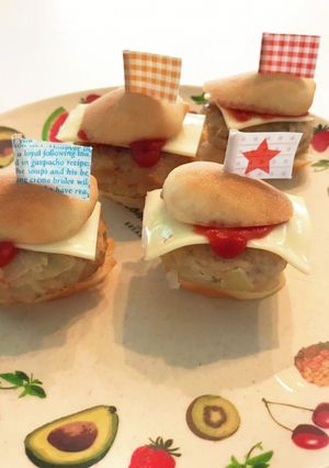 簡単ミニハンバーガー！子供がぱくっと！-レシピのメイン写真