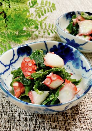 蛸とわかめの酢味噌和え-レシピのメイン写真