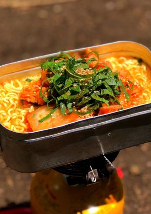 ▲山ごはん▲ベーコンキムチラーメン-レシピのメイン写真