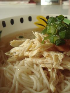 蒸し鶏の梅にゅうめん-レシピのメイン写真