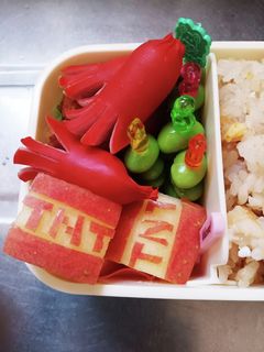 りんご飾り切り マインクラフト -レシピのメイン写真