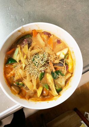 お一人様☆簡単ハヤシ味根菜たっぷり野菜炒-レシピのメイン写真