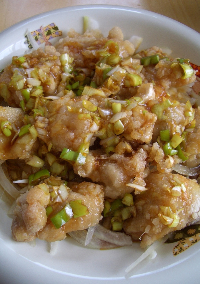 レンジで簡単から揚げ✤油淋鶏風-レシピのメイン写真