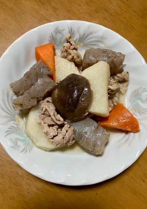 長芋の煮物-レシピのメイン写真