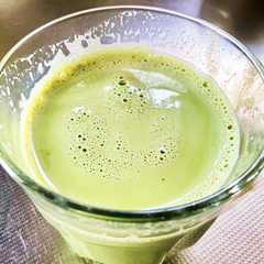 รูปของ ホットミルクと宇治市産「抹茶」　抹茶ラテ