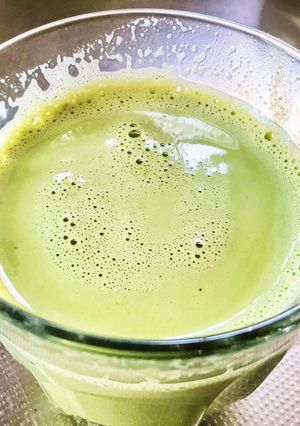 ホットミルクと宇治市産「抹茶」　抹茶ラテ-レシピのメイン写真