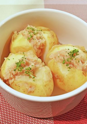 レンジでホクホク！明太じゃがバター-レシピのメイン写真