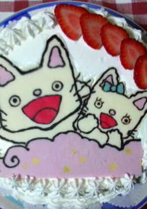 キャラケーキ（ノンタン）-レシピのメイン写真