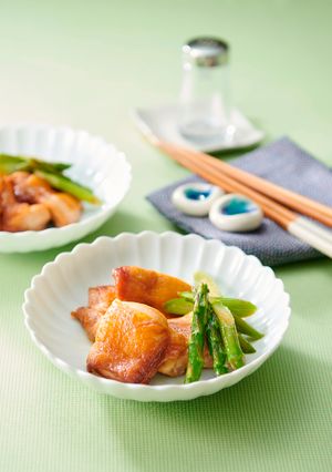 鶏肉とアスパラのしょうゆバター風味-レシピのメイン写真