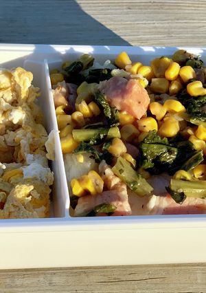 大根菜炒めと卵焼き弁当-レシピのメイン写真