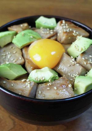 炙りポキ丼-レシピのメイン写真