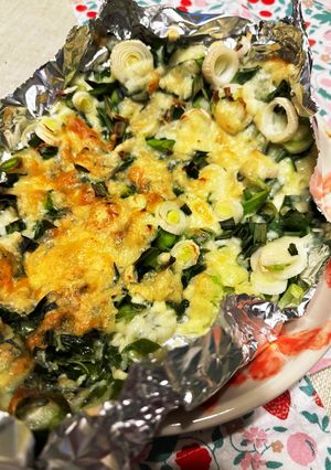 葉ニンニクチーズ焼き-レシピのメイン写真