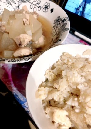 大根鶏肉消費夕ご飯セット！-レシピのメイン写真