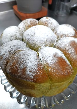 フードプロセッサーで作る抹茶のちぎりパン-レシピのメイン写真