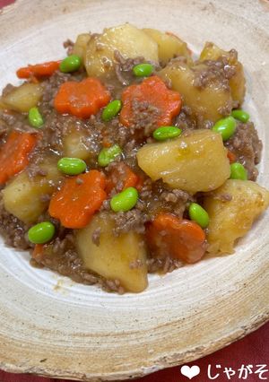 こっくり美味しい♡じゃが芋そぼろ煮♪-レシピのメイン写真