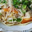 ワンタンスープでお手軽あんかけ焼きそば