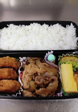 高1息子弁当　1/25　覚書155-レシピのメイン写真
