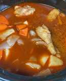 タットリタン　韓国風　鶏の肉じゃが