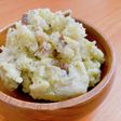 脳腸筋活♡いぶりがっこ入りポテサラ