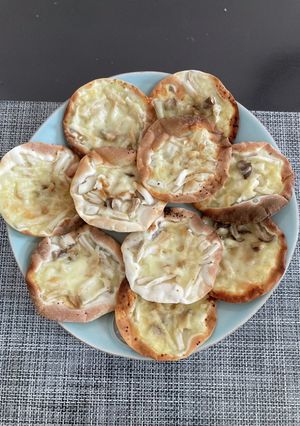おやつに★エリンギ餃子の皮せんべい♪-レシピのメイン写真