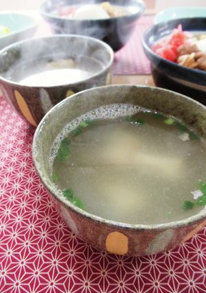 オッサンの鯖缶お吸い物-レシピのメイン写真