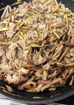 作り置きに♪簡単肉ごぼう☆-レシピのメイン写真