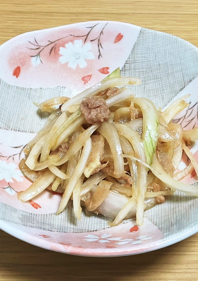 ツナと玉ねぎの和風サラダ-レシピのメイン写真