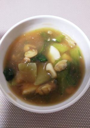 チンゲン菜の海鮮あんかけ-レシピのメイン写真