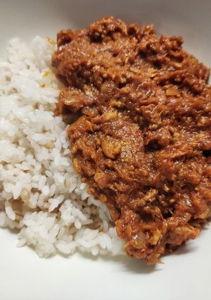 ひき肉入りでボリューム満点！サバカレー-レシピのメイン写真