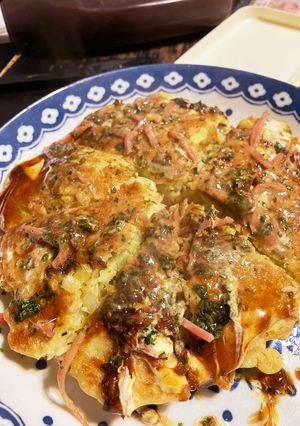 山芋不要ふんわりシンプルモダン焼き-レシピのメイン写真