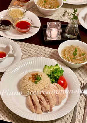 海南鶏飯 シンガポールチキンライス-レシピのメイン写真