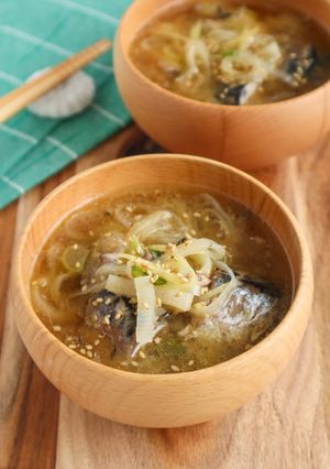 だし要らず♩いわし缶と長ねぎのみそ汁-レシピのメイン写真