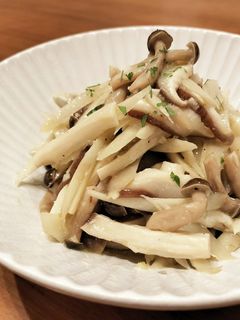 ごぼうときのこの塩麹マリネ QC-レシピのメイン写真