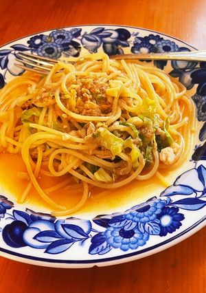 簡単トムヤムクンパスタ-レシピのメイン写真