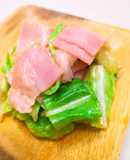 簡単！レンジとろとろ白菜ベーコン