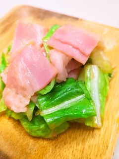 簡単!レンジとろとろ白菜ベーコン-レシピのメイン写真