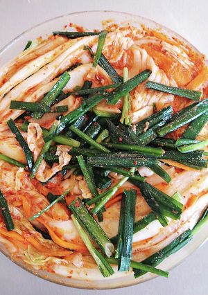 白菜一株のキムチ 玉ねぎ麹で-レシピのメイン写真