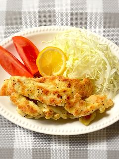 *ささみのカレーマヨ焼き*-レシピのメイン写真