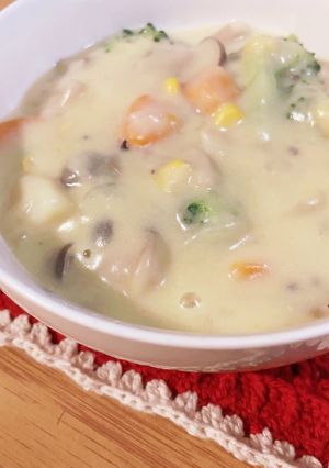 絶品コーンクリームシチュー！乳小麦粉なし-レシピのメイン写真