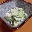 胡瓜の酢の物豆腐和え
