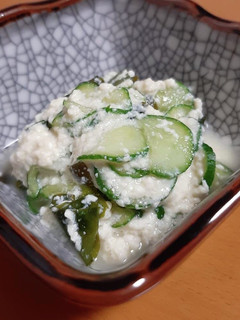 胡瓜の酢の物豆腐和え-レシピのメイン写真